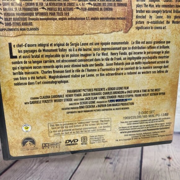 Once Upon A Time In The West DVD Box Set Special Collector's Edition New Sealed - Picture 4 of 7